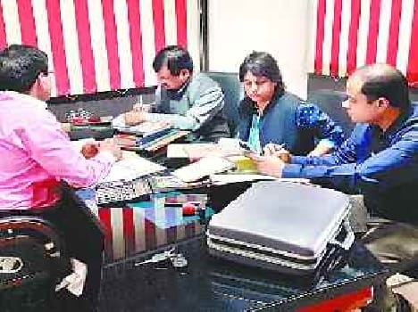 Raid on tractor agency